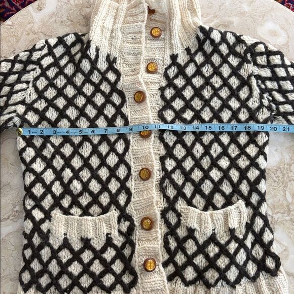 Tory Burch Kendra 100% Wool Cardigan - Picture 15 of 16